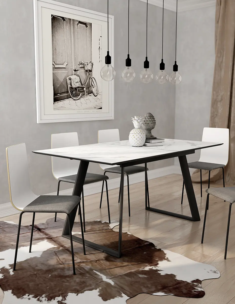 MESA RECTANGULAR EXTENSIBLE MODELO TIMOR - Imagen 2